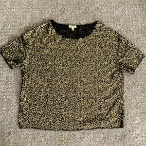 UO gold sequin top